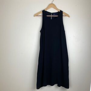 Gap Woman’s Size Small Black Sleeveless Shift Dress Fully Lined with Pockets